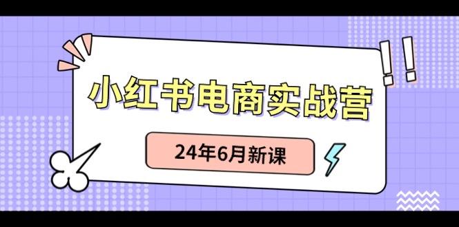小红书电商实战营：小红书笔记带货和无人直播，24年6月新课-shxbox省心宝盒