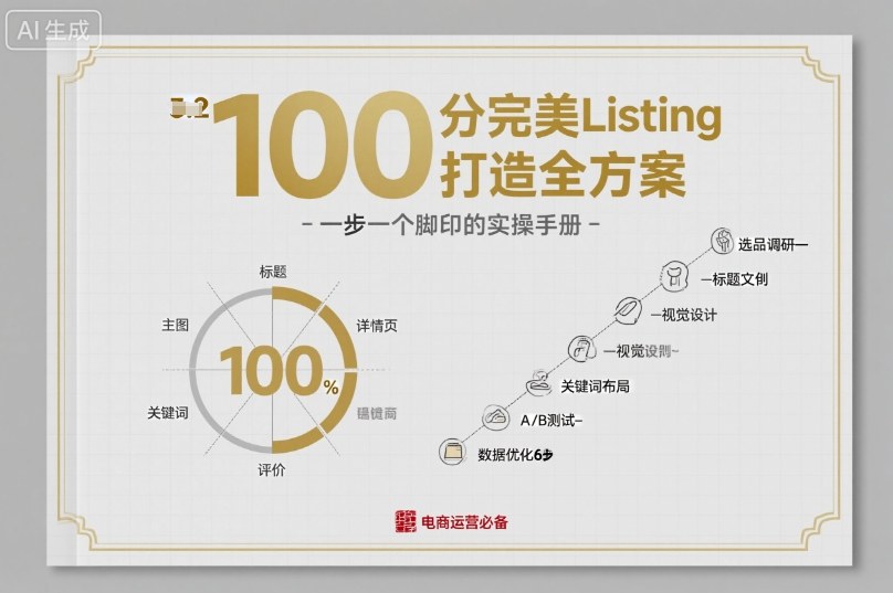 100分完美Listing打造全方案，想要完美listing必须是需要一步一个脚印的-shxbox省心宝盒
