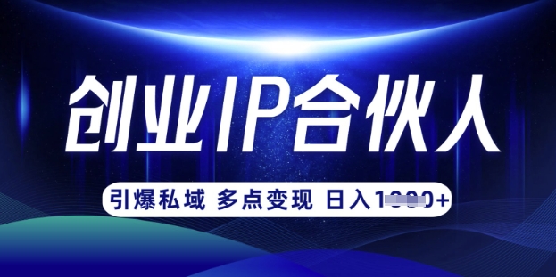 云帆·创业ip合伙人打造3.0，从0到1教你做网创，实现月入过W-shxbox省心宝盒