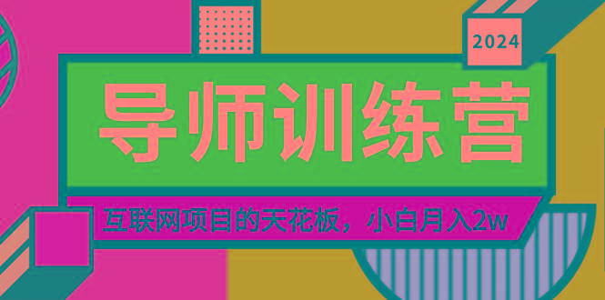 《导师训练营》精准粉丝引流的天花板，小白月入2w-shxbox省心宝盒