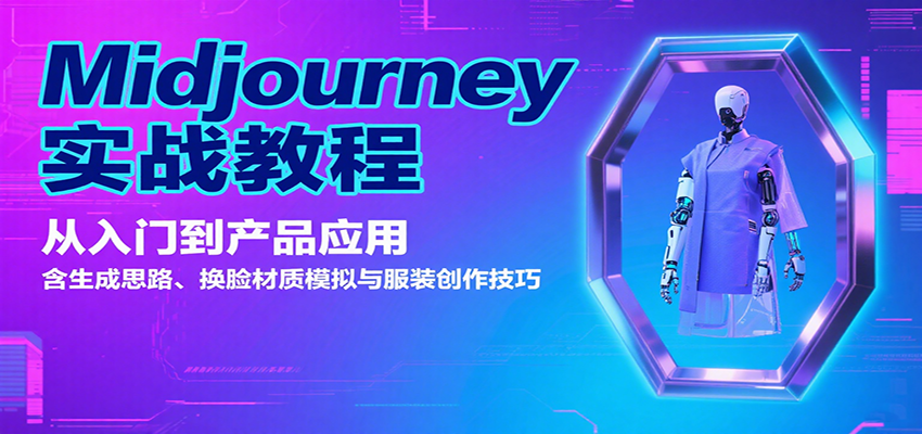 Midjourney实战教程：从入门到产品应用，含生成思路、换脸材质模拟与服装创作技巧-shxbox省心宝盒