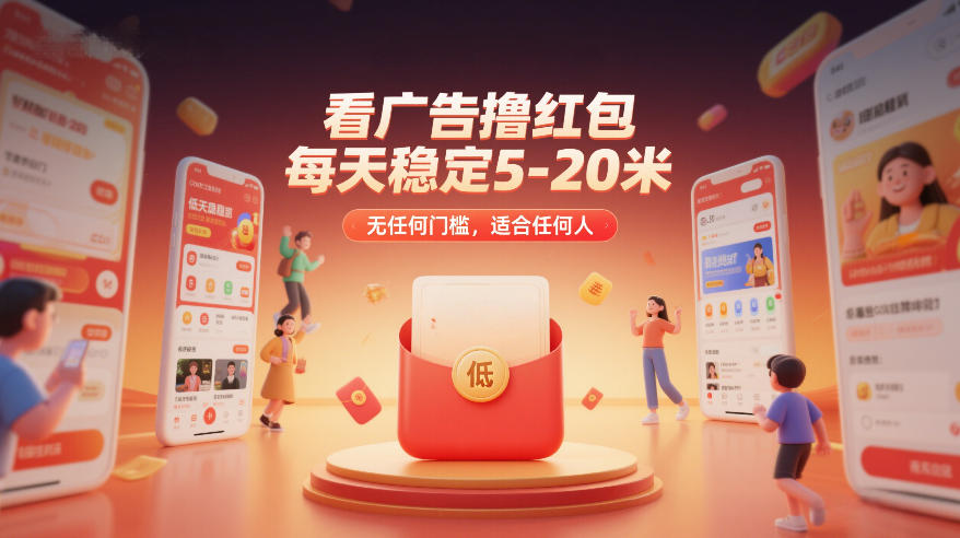 看广告撸红包，每天稳定5-20米，无任何门槛，适合任何人-shxbox省心宝盒