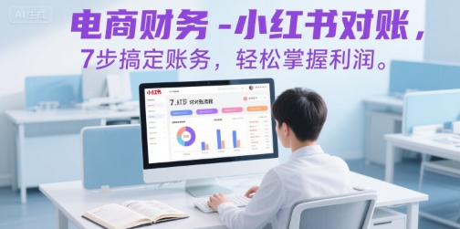 电商财务-小红书对账，7步搞定账务，轻松掌握利润-shxbox省心宝盒