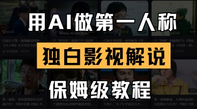 用AI做第一人称独白影视解说，手把手教学，保姆级教程-shxbox省心宝盒
