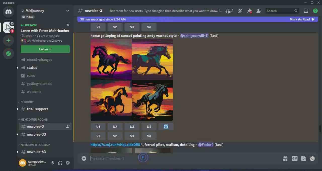Midjourney AI人工智能艺术图片从入门到高级创作教程-33节课-中英字幕-shxbox省心宝盒