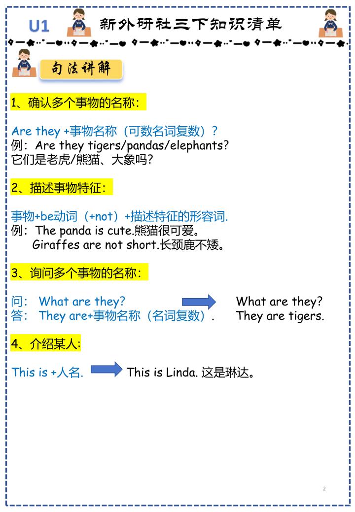 三下外研版英语知识点清单12页-shxbox省心宝盒