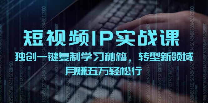 短视频IP实战课，独创一键复制学习秘籍，转战新领域，月赚五万轻松行-shxbox省心宝盒