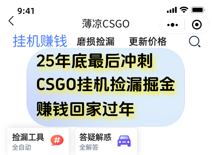 用CSGO游戏挂机捡漏掘金赚钱掘金，一部手机轻松日入500+-shxbox省心宝盒