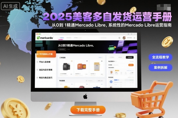 2025美客多自发货运营手册：从0到1精通Mercado Libre，系统性的Mercado Libre运营指南-shxbox省心宝盒