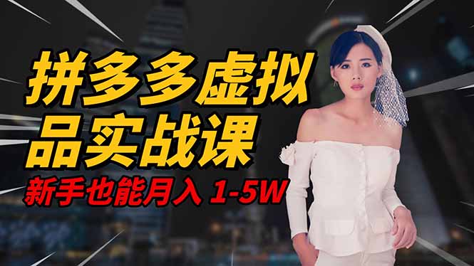 2025 拼多多虚拟品系统实战课，轻资产项目，可矩阵开工作室，新手也能...-shxbox省心宝盒
