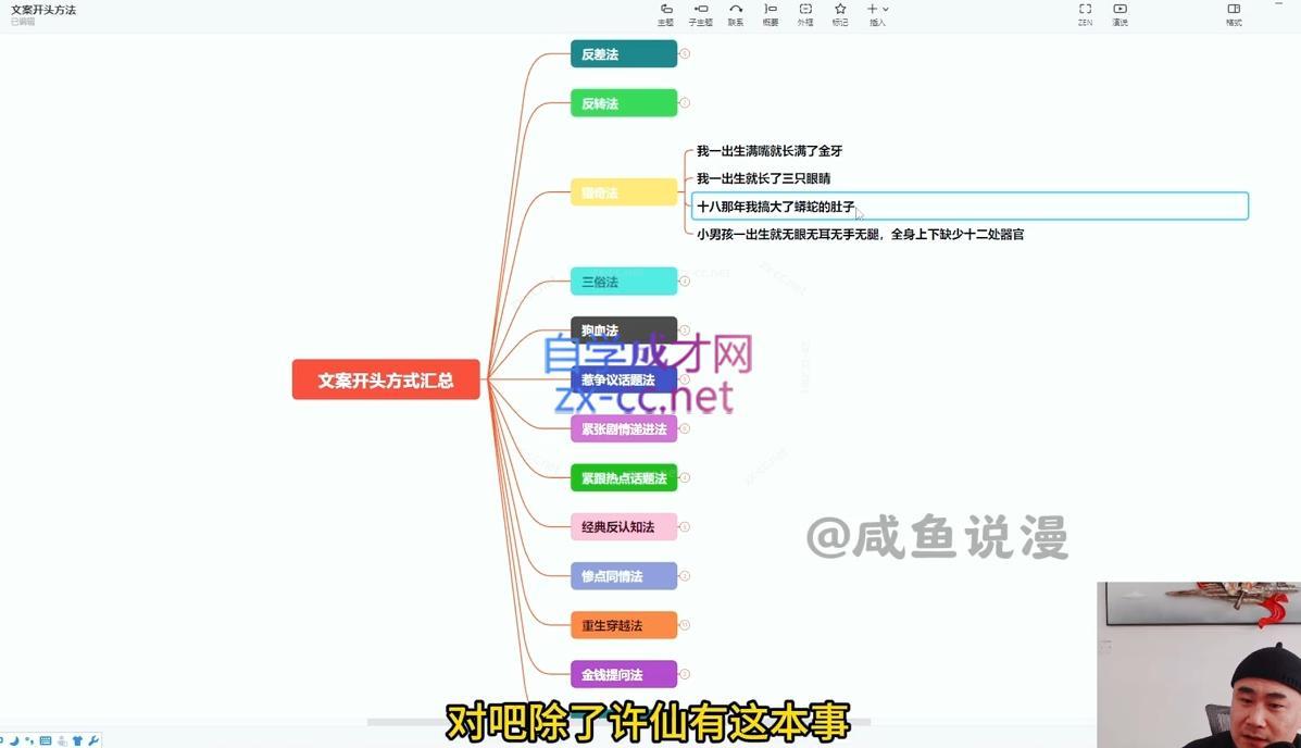 咸鱼老师·2024最新最全解说类文案课-shxbox省心宝盒