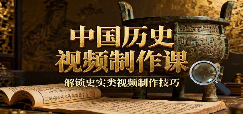中国历史视频制作课：疆域地图集+参考文案+练习素材，解锁史实类视频制作技巧-shxbox省心宝盒