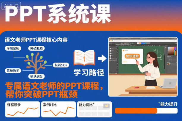 PPT系统课,专属语文老师的PPT课程,帮你突破PPT瓶颈-shxbox省心宝盒