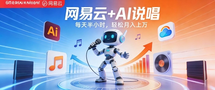 网易云+AI说唱，每天半小时，AI内容创作+流量变现，轻松月入1W-shxbox省心宝盒