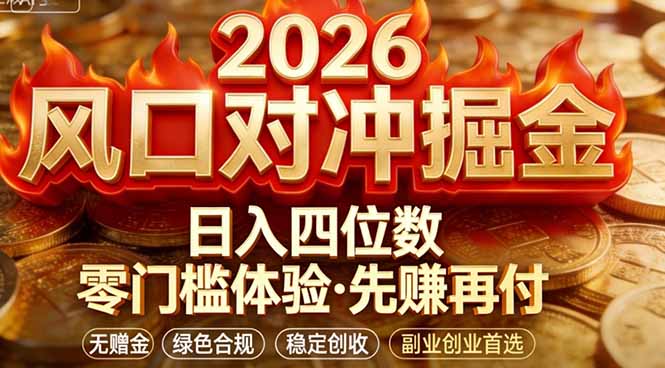 2026美金对冲套利，无赠金对冲策略保驾护航，低门槛易上手实操。单人单日收益2000+-shxbox省心宝盒