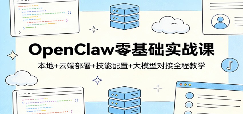 OpenClaw零基础实战课：本地+云端部署+技能配置+大模型对接全程教学-shxbox省心宝盒