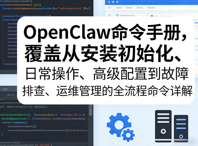 OpenClaw命令手册，覆盖从安装初始化、日常操作、高级配置到故障排查、运维管理的全流程命令详解-shxbox省心宝盒