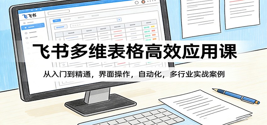 飞书多维表格高效应用课：从入门到精通，界面操作，自动化，多行业实战案例-shxbox省心宝盒