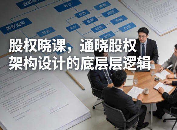 股权晓课，通晓股权架构设计的底层逻辑-shxbox省心宝盒