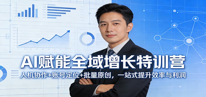 AI赋能全域增长特训营：人机协作+账号定位+批量原创，一站式提升效率与利润-shxbox省心宝盒