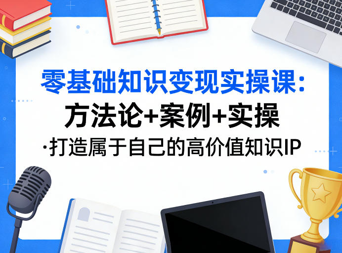 零基础知识变现实操课，方法论+案例+实操，打造属于自己的高价值知识IP-shxbox省心宝盒
