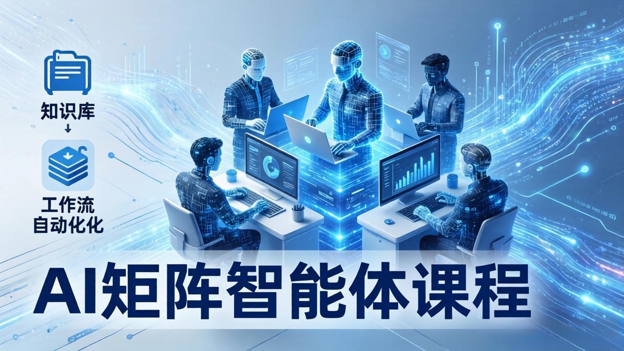 AI矩阵智能体实战：100个数字员工批量生产内容，文本知识库+工作流自动化全搞定-shxbox省心宝盒