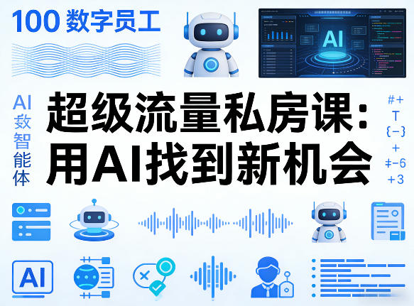 你的AI数字员工100个智能体，超级流量私房课，用AI找到新机会-shxbox省心宝盒