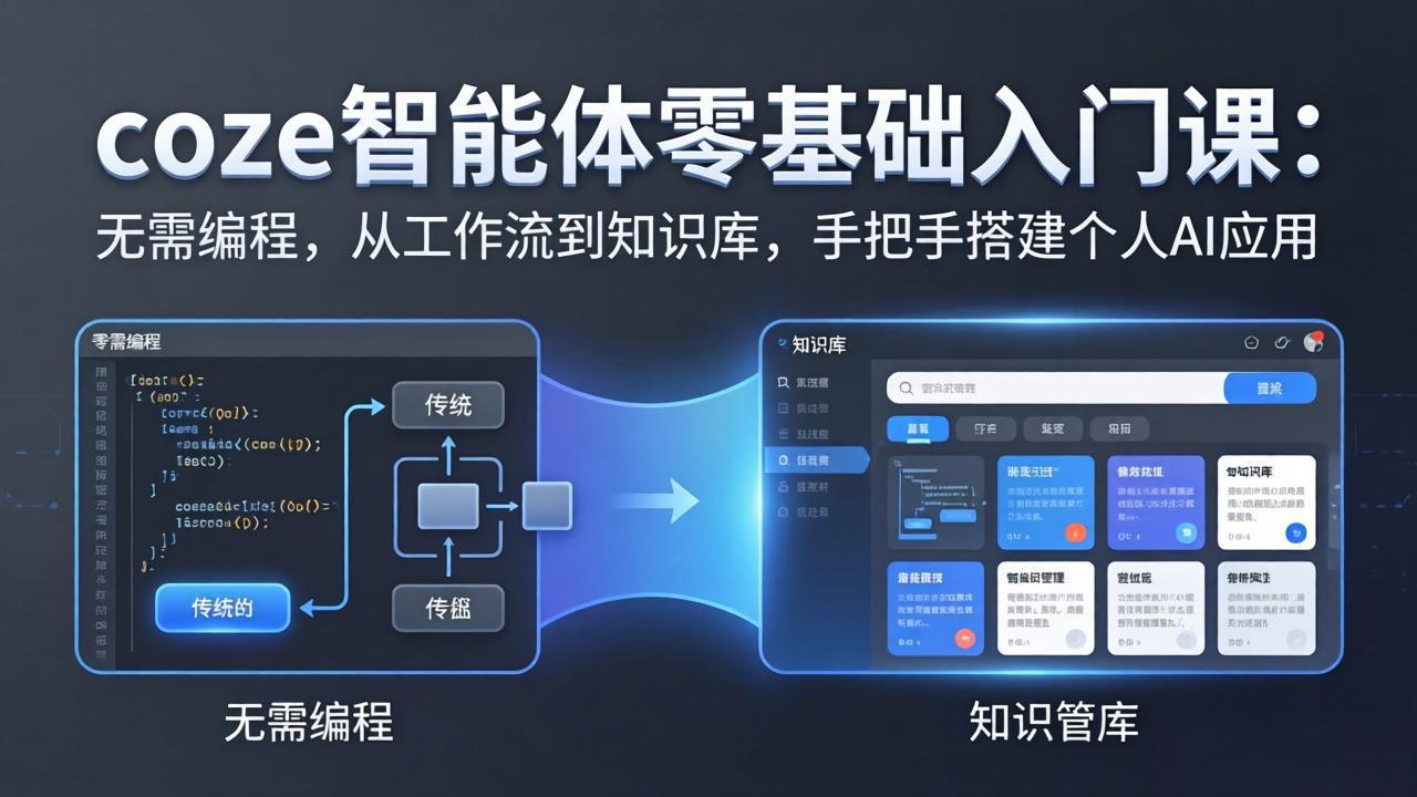coze智能体零基础入门课：无需编程，从工作流到知识库，手把手搭建个人AI应用-shxbox省心宝盒