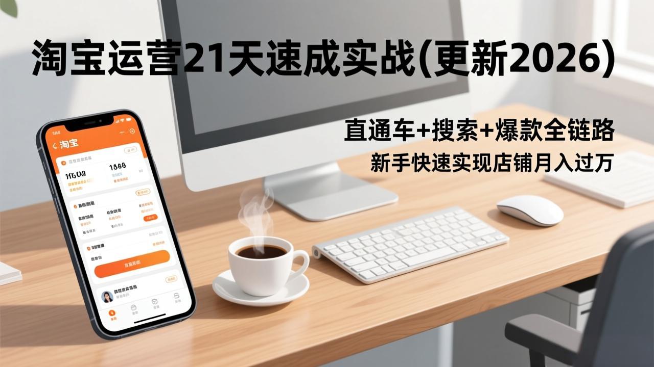 淘宝运营21天速成实战(更新3月-shxbox省心宝盒