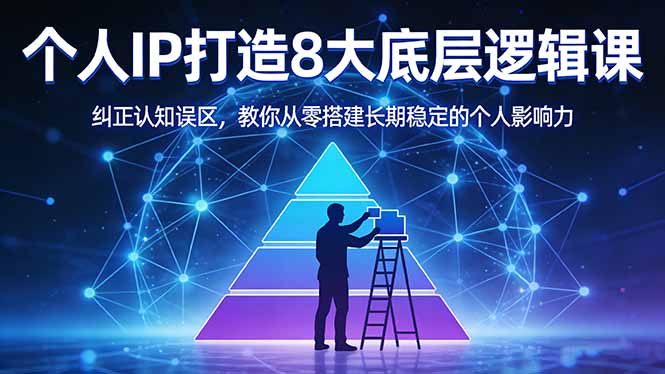 付费文章：个人IP打造8大底层逻辑课：纠正认知误区，教你从零搭建长期稳定的个人影响力-shxbox省心宝盒