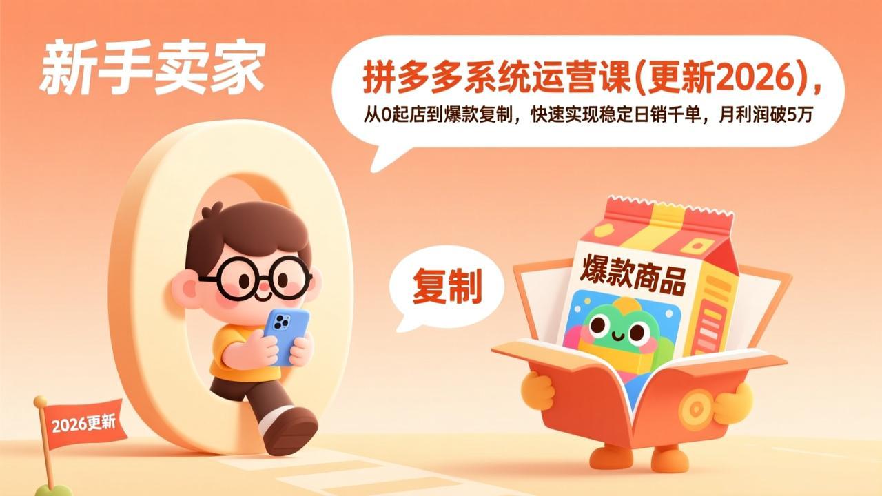 拼多多系统运营课(更新3月-shxbox省心宝盒