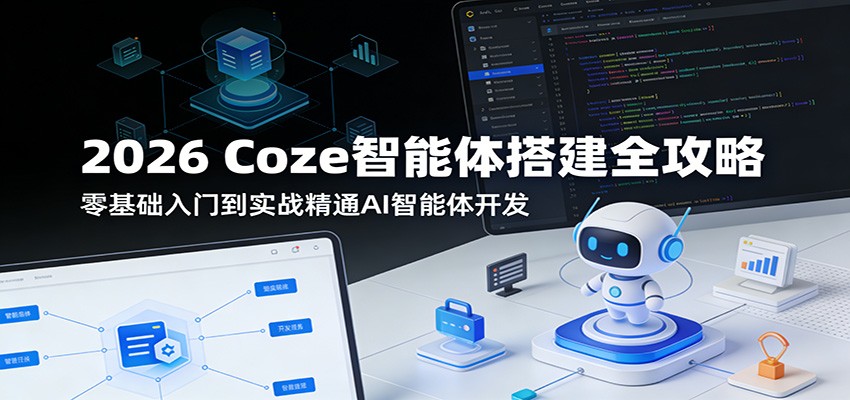 2026 Coze智能体搭建全攻略：零基础入门到实战精通AI智能体开发-shxbox省心宝盒