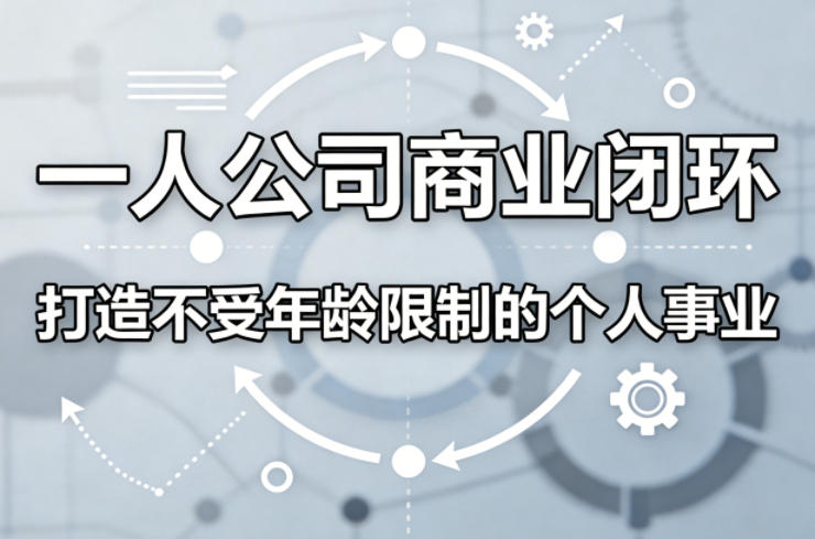 一人公司商业闭环，打造一份不受年龄限制的个人事业-shxbox省心宝盒