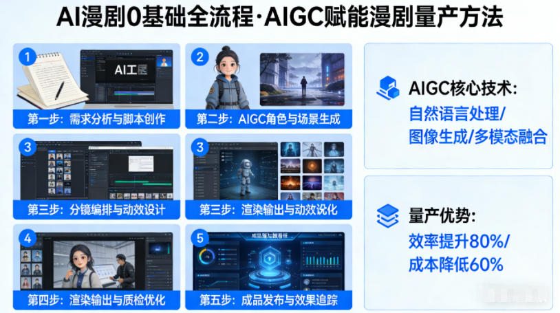 AI漫剧0基础全流程，快速掌握AIGC赋能的漫剧量产方法-shxbox省心宝盒