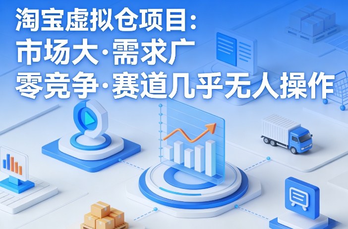 淘宝虚拟仓项目，市场大，需求广，零竞争，赛道几乎没人操作(更新0410)-shxbox省心宝盒