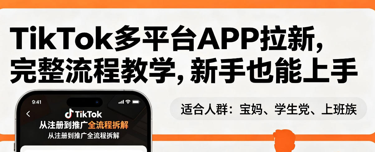 TikTok多平台APP拉新，完整流程教学，新手也能上手，轻松出海搞美金-shxbox省心宝盒