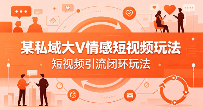 某私域大V情感短视频玩法，短视频引流闭环玩法-shxbox省心宝盒