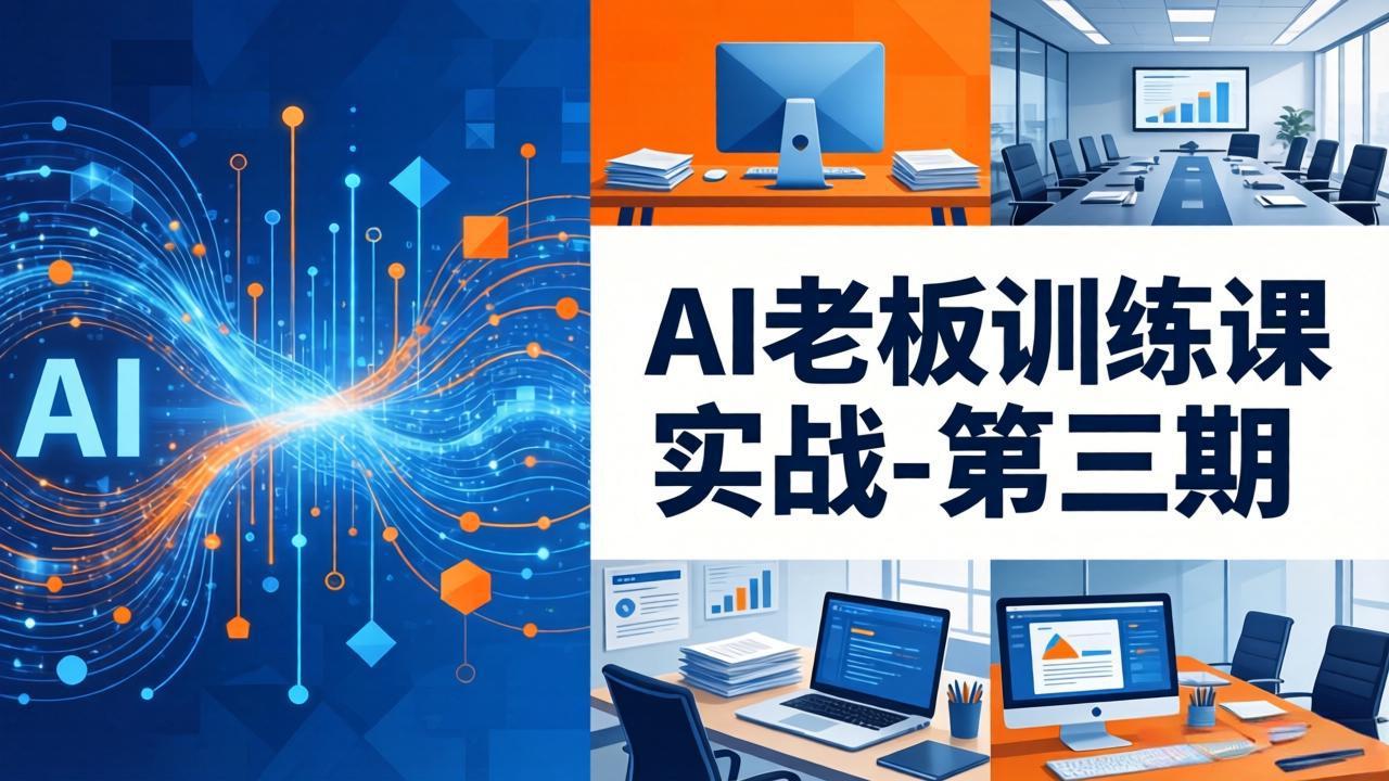 AI老板训练课实战-第三期：AI+内容应用落地教学，从0到1打通AI变现完整路径-shxbox省心宝盒