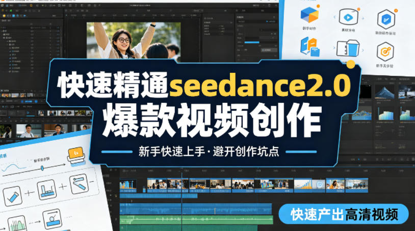 快速精通seedance2.0爆款视频创作，快速产出高清视频，避开大量创作坑点，新手也能快速上手-shxbox省心宝盒