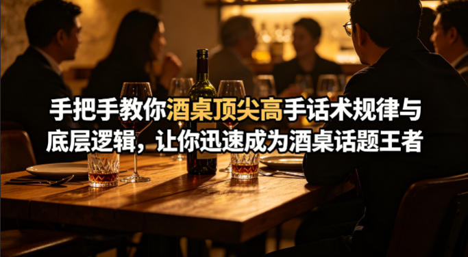 付费文章：手把手教你酒桌顶尖高手话术规律与底层逻辑，让你迅速成为酒桌话题王者(二十年全网独家经验分享)-shxbox省心宝盒