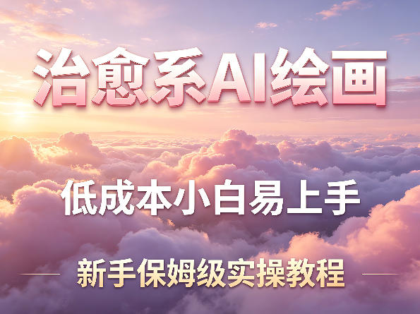 治愈系AI绘画提示词项目，低成本小白易上手，每天10分钟，新手保姆级实操教程-shxbox省心宝盒