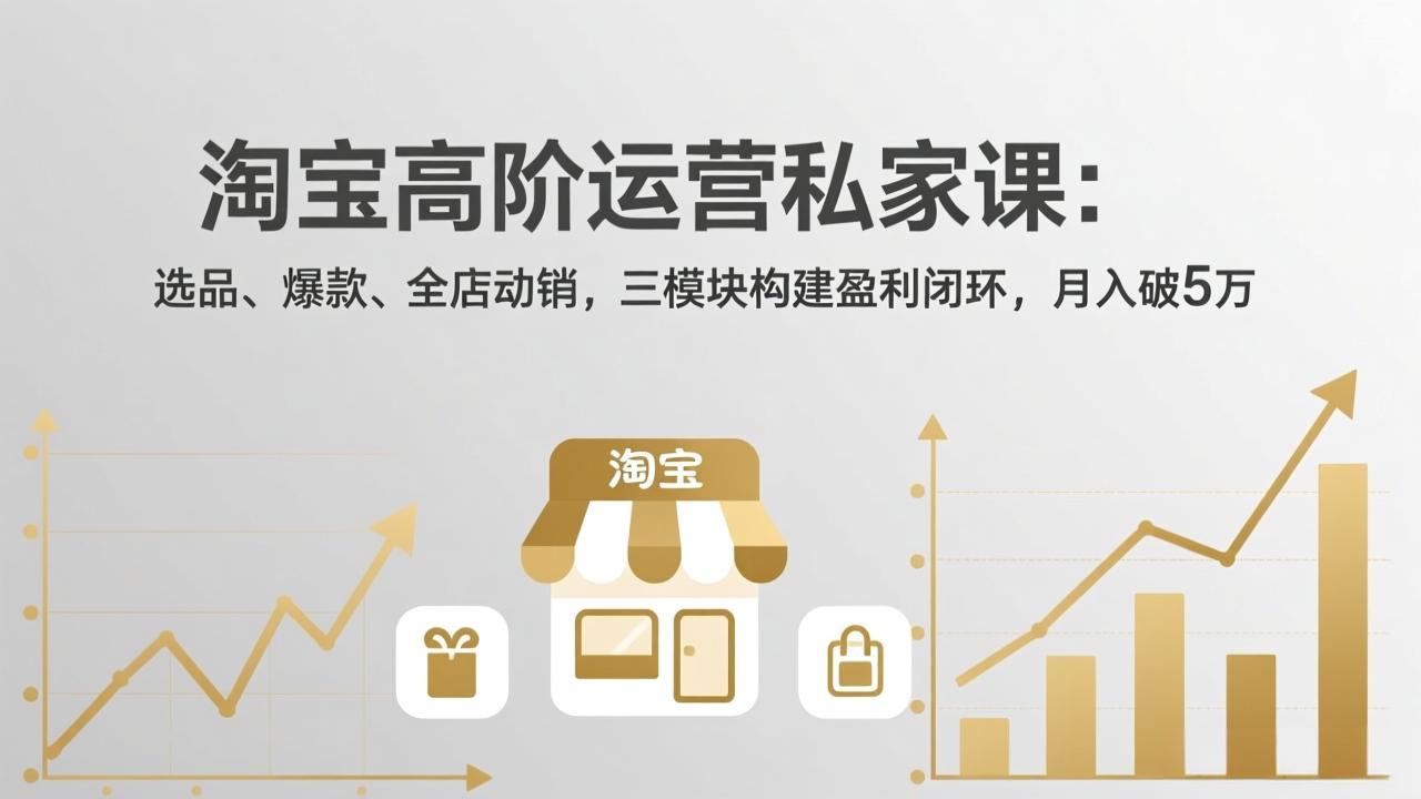 淘宝高阶运营私家课(更新26年4月18-shxbox省心宝盒