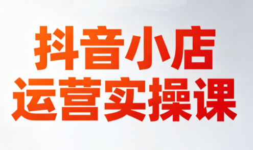 李老师·抖音小店运营实操课(更新2026)-shxbox省心宝盒
