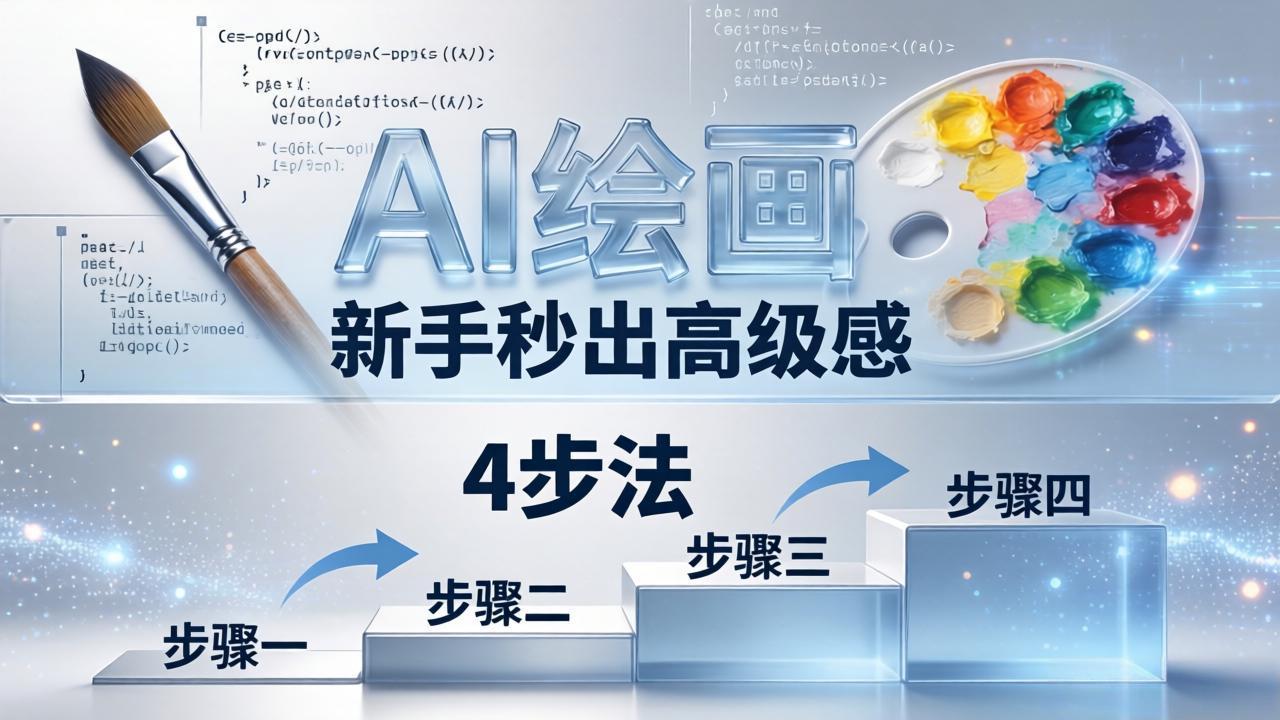 AI绘画入门别再硬磕了！即梦4步法：万能提示词公式+BRTR框架，新手秒出高级感-shxbox省心宝盒