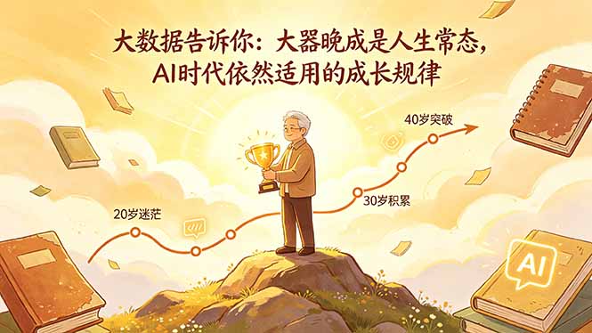 付费文章：大数据告诉你：大器晚成是人生常态，AI 时代依然适用的成长规律-shxbox省心宝盒