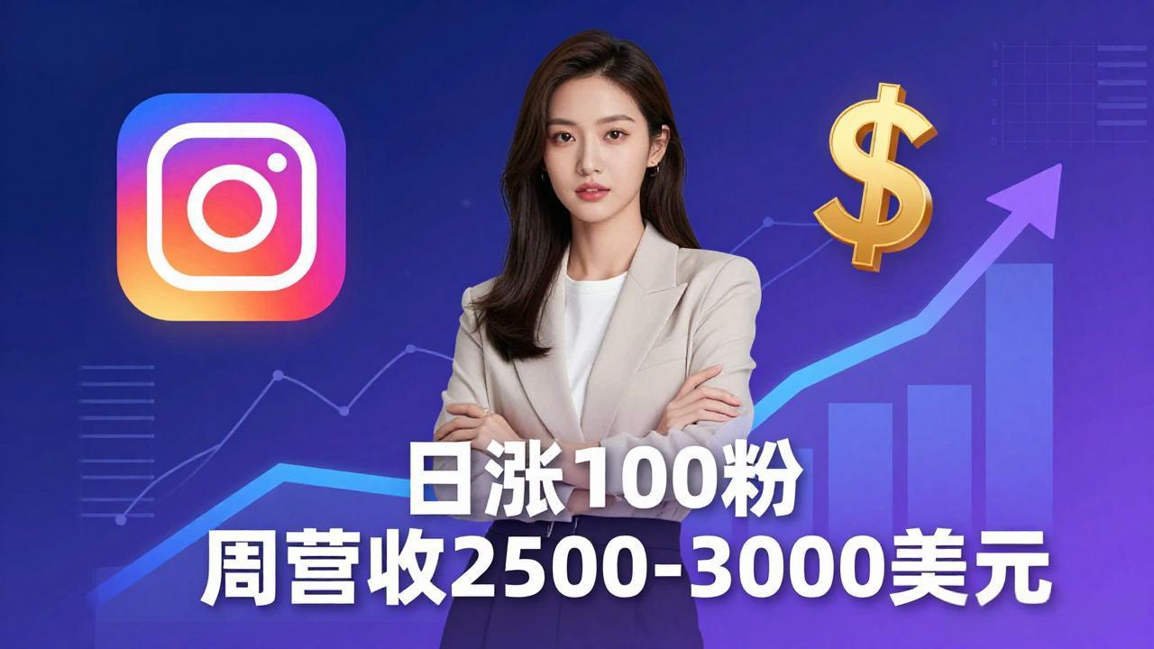 想做数字产品？Sheri亲授：日涨100粉、每周2500至3000美元的营收，Instagram躺着赚-shxbox省心宝盒