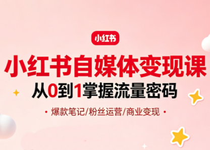 大漂亮·小红书自媒体变现课-shxbox省心宝盒