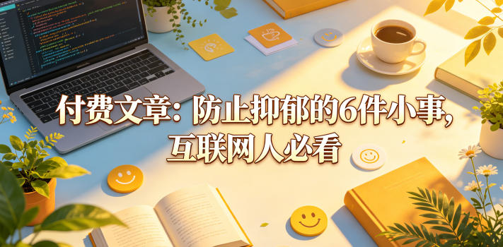 付费文章：防止抑郁的6件小事，互联网人必看！-shxbox省心宝盒
