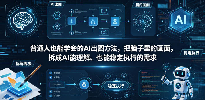 普通⼈也能学会的AI出图⽅法，把脑子里的画面，拆成AI能理解、也能稳定执行的需求【文档】-shxbox省心宝盒