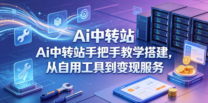 Ai中转站手把手教学搭建，从自用工具到变现服务-shxbox省心宝盒